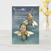 Birthday Card - Granddaughter - Moonies Cutie Pie Kaart (Gele Bloem)