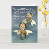 Birthday Card - Great Granddaughter - Moonies Cuti Kaart (Gele Bloem)