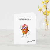 Birthday Card - Hippie Birthday Kaart (Gele Bloem)