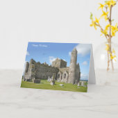 Birthday Card Ierland Kaart (Gele Bloem)