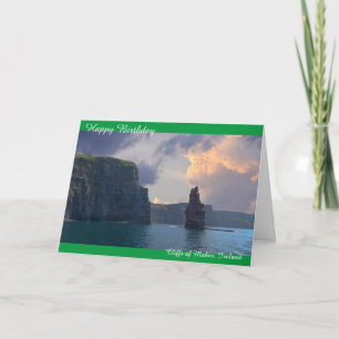 Birthday Card Ierland Kaart