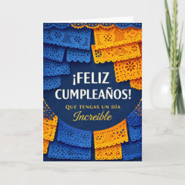 birthday card in spanish for men  kaart