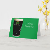 Birthday Card Irish Kaart (Gele Bloem)