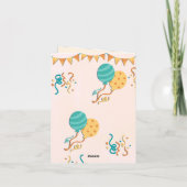 birthday card kaart (Achterkant)