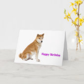 Birthday Card Kaart (Gele Bloem)