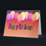 Birthday Card Kaart<br><div class="desc">Birthday Card design for Boys & Girls</div>