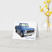 Birthday Card Kaart (Gele Bloem)