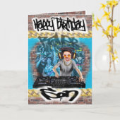 Birthday Card Kaart (Gele Bloem)