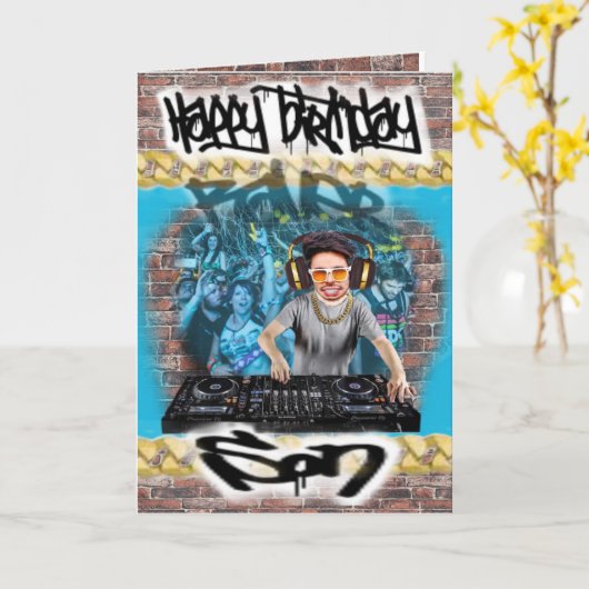 Birthday Card Kaart (Gele Bloem)