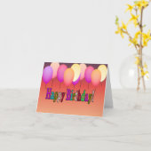 Birthday Card Kaart (Gele Bloem)