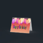 Birthday Card Kaart<br><div class="desc">Birthday Card design for Boys & Girls</div>