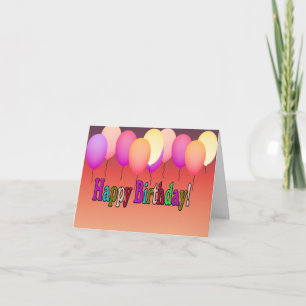 Birthday Card Kaart