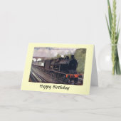 Birthday Card - L & N W R Tank Engine Kaart (Voorkant)