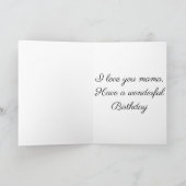 Birthday Card - Liefde van je mama Kaart (Binnen)