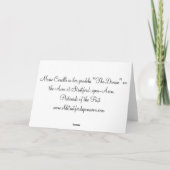 Birthday Card, Marie Corelli Kaart (Achterkant)