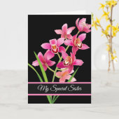 Birthday Card - Mijn speciale zuster Card Kaart (Gele Bloem)