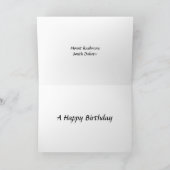 Birthday Card - Mount Rushmore, South Dakota Kaart (Binnen)