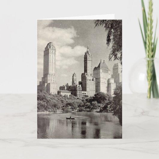 Birthday Card, New York City, Central Park Kaart (Voorkant)