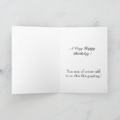 Birthday Card, New York City, Central Park Kaart (Binnen)