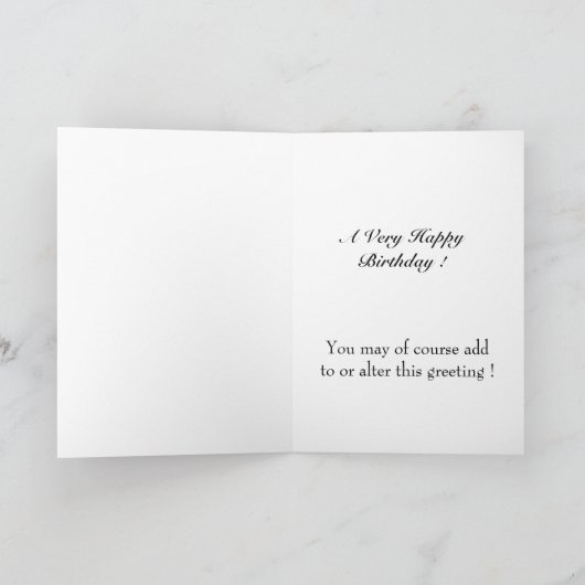 Birthday Card, New York City, Central Park Kaart (Binnen)