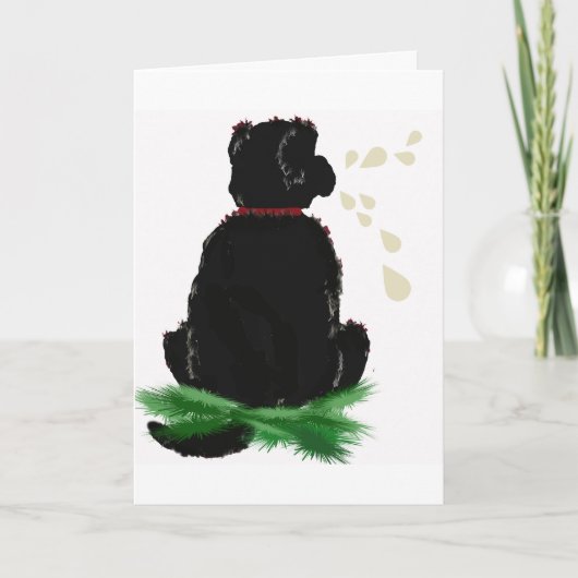 Birthday Card~ Newfoundland Dog Kaart (Voorkant)