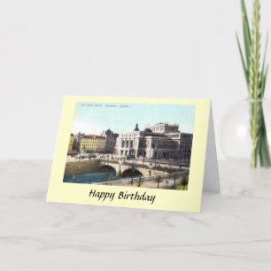 Birthday Card - Opera House, Stockholm, Zweden Kaart