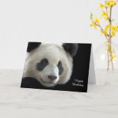 Birthday Card Panda Kaart (Gele Bloem)