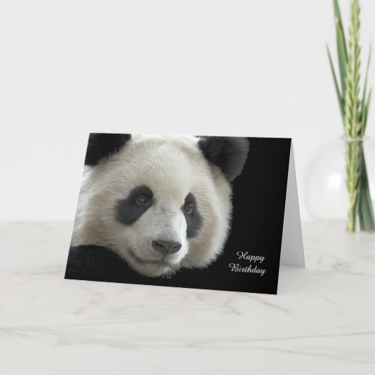 Birthday Card Panda Kaart (Voorkant)