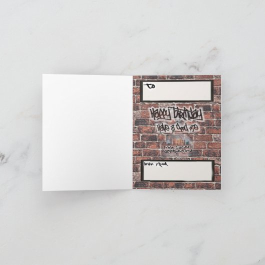 Birthday card Pap Kaart (Binnen)