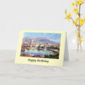 Birthday Card - Rio de Janeiro, Brazilië Kaart (Gele Bloem)
