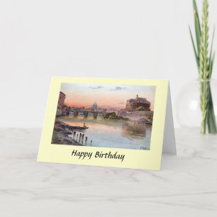 Birthday Card - Rome, Italië Kaart
