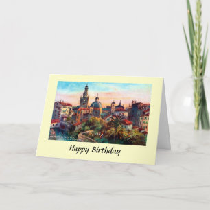 Birthday Card - San Remo, Italië Kaart