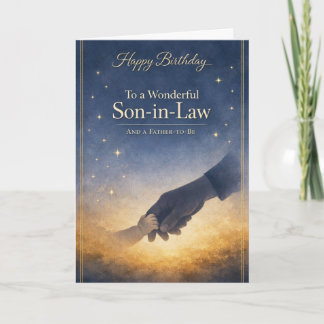 Birthday Card Son In Law - Father to be Kaart