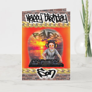 Birthday card Son Kaart