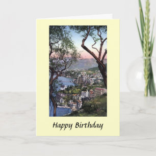 Birthday Card - Sorrento, Italië Kaart