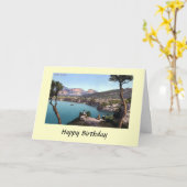 Birthday Card - Sorrento, Italië Kaart (Gele Bloem)
