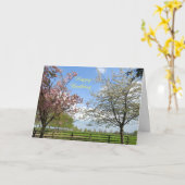 Birthday Card Spring Kaart (Gele Bloem)