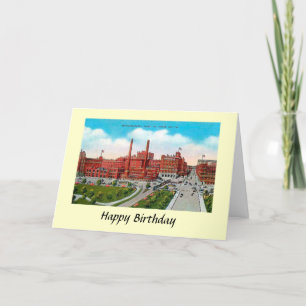 Birthday Card - St Louis, Missouri Kaart