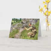 Birthday Card The Sniper Kaart (Gele Bloem)