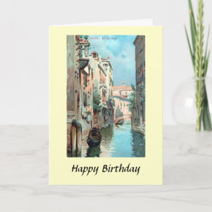 Birthday Card - Venice, Italië Kaart