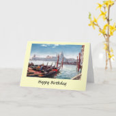 Birthday Card - Venice Kaart (Gele Bloem)