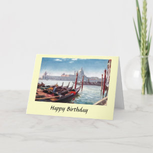 Birthday Card - Venice Kaart