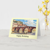 Birthday Card - Verona, Italië Kaart (Gele Bloem)