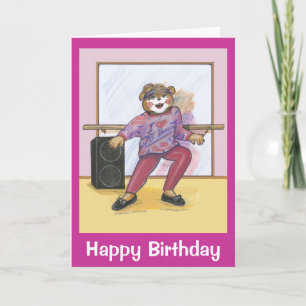 Birthday Card voor danser Kaart