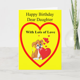 Birthday Card voor een dochter Kaart