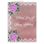 Birthday Card voor haar (Voorkant)