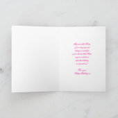 Birthday Card voor kleine zuster Kaart (Binnen)