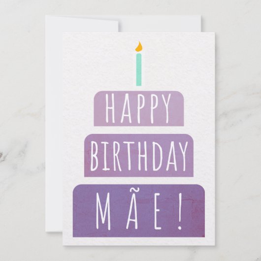 Birthday Card voor Mae Bedankkaart (Voorkant)