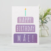 Birthday Card voor Mae Bedankkaart (Staand voorkant)