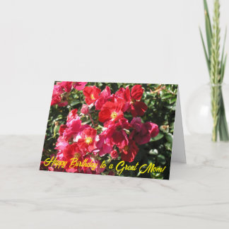 Birthday Card voor mam Kaart